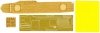 Fujimi 432526 Wood Deck Seal for IJN Aircraft Carrier Hiyo (w/2 pieces 25mm Machine Cannan) 1/700